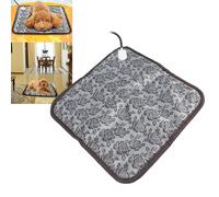 TianfuSpanda Coussin Chauffant électrique pour Animaux de Compagnie, Tapis Chaud résistant à l'eau pour Chat et Chien Qui dort