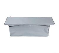 TIANHENGMart Coussin de banc de bateau gonflable et sac de siège amovible, coussin de protection en tissu Oxford 420D avec poche zippée pour bateau gonflable (gris, 85 cm)