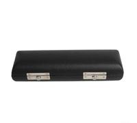 TIANHENGMart Mallette compacte pour instrument 24 cm x 7 cm x 4,5 cm | Cuir synthétique de qualité supérieure, surface imperméable, protection contre les rayures, finition noire élégante