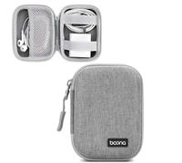 TianHengYi Étui de rangement de voyage rigide en EVA pour écouteurs, petite pochette à fermeture éclair compatible avec clé USB, cartes SD, câble de charge USB, AirPods, écouteurs filaires Sony (Re