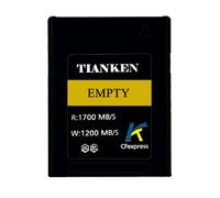 Tianken CFexpress Kit de carte mémoire de type B CFE CFB NGFF Adaptateur M-Key compatible avec les caméras XQD Raw 4K 8K enregistrement vidéo d'extension PCIe