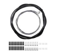 TIANLIN Cable de Frein Vélo, Équipé d'une Gaine de Câble de Frein de 2,5 Mètres, Kit de Câble de Frein de Vélo avec Câble de Dérailleur de Vélo. Équipé de Bornes et de Rondelles
