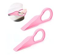 TIANNAIT Lot de 2 rehausseurs de matelas, rehausseurs ergonomiques pour matelas domestique, outil de remplacement rapide du drap de lit (rose)