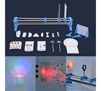 TIANQIHAO Coffret Expérimental D'Optique Physique À Vocation Pédagogique Comprenant Une Plateforme Expérimentale Optique, Plusieurs Lentilles, Trois Sources De Lumière De Couleurs