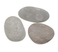 TianqqYongyong Lot de 3 pierres de décoration pour aquarium de tortue, grandes pierres plates, galets de tortue, roches de peinture, pour décoration