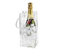 TianqqYongyong Lot de 5 sacs à glace portables et pliables avec poignée, pour bar, maison, claire, Simple et facile