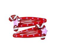 TIANQUXNGI 1 paire de barrettes à cheveux antidérapantes pour femmes et filles pour fêtes de Noël