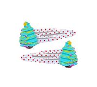 TIANQUXNGI 1 paire de barrettes à cheveux antidérapantes pour femmes et filles pour fêtes de Noël