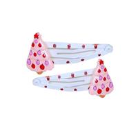 TIANQUXNGI 1 paire de barrettes à cheveux antidérapantes pour femmes et filles pour fêtes de Noël