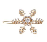 TIANQUXNGI 1 paire de pinces à cheveux tendance en alliage flocon de neige pour occasions romantiques