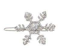 TIANQUXNGI 1 paire de pinces à cheveux tendance en alliage flocon de neige pour occasions romantiques