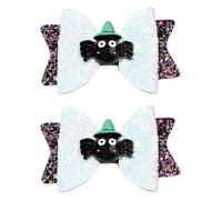 TIANQUXNGI 1 paire d'épingles à cheveux décoratives pour enfants et adultes - Pour Halloween