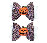TIANQUXNGI 1 paire d'épingles à cheveux décoratives pour enfants et adultes - Pour Halloween