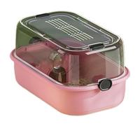 TIANQUXNGI Grande cage pour hamsters avec couvercle ventilé transparent pour chinchillas et guinéas