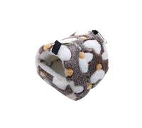 TIANQUXNGI Guimauve Petit Animal Nid Peluche Peluche Cabane Chaud Hamac Tente Petit Pet Lit d'hiver pour Cochon d'Inde Sugar Glider