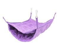 TIANQUXNGI Hamac double couche pour hamster, petit animal domestique, lit planeur, hamac à suspendre pour rat, chinchilla perroquet, cochon d'Inde, rat