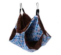 TIANQUXNGI Hamac double couche pour hamster, petit animal domestique, lit planeur, hamac à suspendre pour rat, chinchilla perroquet, cochon d'Inde, rat
