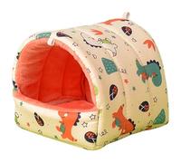 TIANQUXNGI Hamster Imprimé Hamster Lit de couchage Suspendu Lit Mat Cage Accessoires Chaud Anti-Rayures Tunnel Lit pour Furets Écureuils