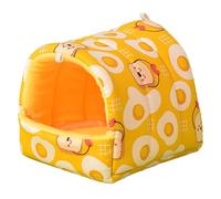 TIANQUXNGI Hamster Imprimé Hamster Lit de couchage Suspendu Lit Mat Cage Accessoires Chaud Anti-Rayures Tunnel Lit pour Furets Écureuils