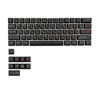 TIANQUXNGI Keycaps PBT Standard 5 faces processus de sublimation pour RK61 Gans Alt61 GH60 Iquix F60 GK61