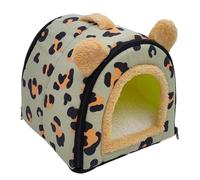 TIANQUXNGI Lit d'hiver pour hamster, cachette, tente de jeu, accessoires pour cage de jeu, literie chaude anti-griffures pour cochons d'Inde, écureuils