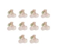 TIANQUXNGI Lot de 10 pinces à cheveux en forme de cerises - Accessoire de cheveux tendance pour femme et enfant