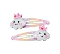 TIANQUXNGI Lot de 2 barrettes à cheveux en forme de fleur étincelante pour enfants et filles - Accessoires de cheveux tendance
