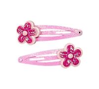 TIANQUXNGI Lot de 2 barrettes à cheveux en forme de fleur étincelante pour enfants et filles - Accessoires de cheveux tendance