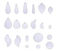 TIANQUXNGI Lot de 20 matrices de découpe en métal pour boucles d'oreilles, scrapbooking, album, timbres, cartes, gaufrage, décoration