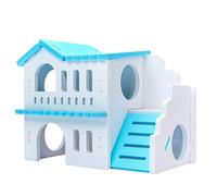 TIANQUXNGI Niche en bois pour hamster, rat, souris, niche pour hamster, jouet en bois, décoration pour chinchilla