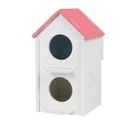 TIANQUXNGI Nichoir à oiseaux à 2 niveaux pour extérieur