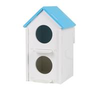 TIANQUXNGI Nichoir à oiseaux à 2 niveaux pour extérieur