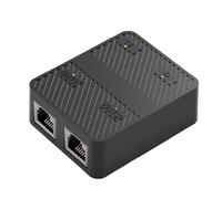 TIANQUXNGI Répartiteur de câble Ethernet RJ45 pour deux appareils d'accès Internet avec câble de charge et répartiteur de câble réseau
