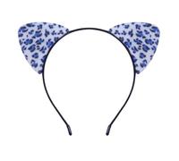 TIANQUXNGI Serre-tête avec oreilles de chat pour femme et fille - Accessoire de jeu de rôle - Pour fête d'anniversaire - Pour événement à thème