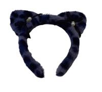TIANQUXNGI Serre-tête en peluche à motif animal pour femme adulte avec oreilles de chat, fête d'anniversaire, accessoire de jeu de rôle, bandeau de lavage du visage