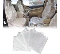 TIANRUIDA Housses de siège de Voiture jetables en Plastique, Protections de siège de Voiture, épaisses/pliées Individuellement (20 g x 50 pièces)