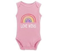 tiansiaben LGBT Pride Love Wins Body arc-en-ciel pour garçon et fille, I-rose., 9 mois