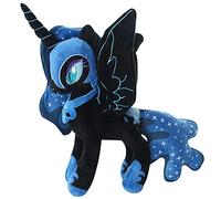 TIANSTON Anime Poney Peluche Jouet Kawaii Petit Cheval Dessin Animé Alicorn Crépuscule Éclat Flurry Coeur Licorne Poupée pour Enfants Cadeau Cauchemar Lune 30cm