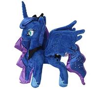TIANSTON Anime Poney Peluche Jouet Kawaii Petit Cheval Dessin Animé Alicorn Crépuscule Éclat Flurry Coeur Licorne Poupée pour Enfants Cadeau Lune Princesse 30cm
