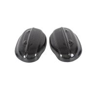 Tiantian - Store Couvercle de soupape de culasse de moteur en fibre de carbone, protection thermique, compatible avec BMW R18 R 18 2021 2022 2023(Engine Cover)
