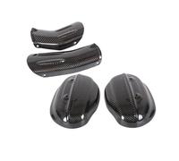 Tiantian - Store Couvercle de soupape de culasse de moteur en fibre de carbone, protection thermique, compatible avec BMW R18 R 18 2021 2022 2023(One Set)