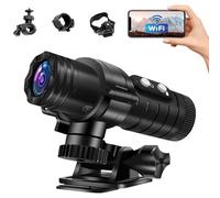 Tiantianle Caméra Sport WiFi pour Moto et Vélo,Camera Moto HD 1080P Mini Caméra d'action,Camera Velo Sport,Micro Caméra Sport Casque supportant la Grand Angle 120°,Applicable à Smartphones