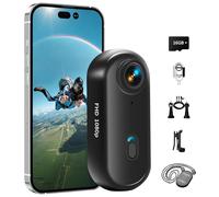 Tiantianle Mini Camera Sport,4K Action Cam WiFi et Carte mémoire 16 Go,caméra POV sous-Marine étanche jusqu'à 30 m, 360 ° pour Casque de vélo,caméra corporelle,bodycam,Camera Waterproof,Petite caméras