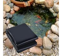 TIANTMIN Bache Bassin Exterieur 850 x 2000 cm Durable et Résistante Réutilisable Bache Noire Plier Inodore pour Bassin Flexible, Grand à Poissons, Piscines, Jardin, Noir