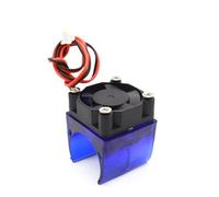tianwandong 1 ensemble V5 V6 J-head assemblé Kit ventilateur de refroidissement radiateur refroidisseur 3010 avec conduit de ventilateur injection DC 12/24 V hotend for pièces d'imprimante 3D(V5 12V)