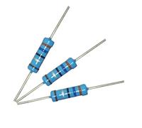 tianwandong 200 résistances à film métallique 1/8 W, 1%, anneau de puissance cinq couleurs, 0, MΩ, 2, 10 Ω, 4,7, 100, 220, 360, kΩ, 22(3.9K)