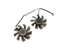 tianwandong 2pcs /parcelle GA82S2H Compatible avec Galax GTX1060 Ventilateur de refroidisseur compatible avec Kfa2 Geforce GTX 1060 Cartes graphiques comme ventilateur de remplacement
