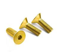 tianwandong 50 pcs/lot DIN7991 GB70.3 M3 M4 M5 laiton à six pans creux tête fraisée Allen boulon vis(M4X30 50PCS)