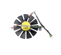 tianwandong 87mm PLD09210SS12HH PLD09210SS12M Ventilateur de refroidisseur compatible avec Asus strix GTX980TI RX480 / 580 R9 390x / R9 390 GTX 1060 GTX1070 1070 Gaming Ti 1080TI(6PIN)