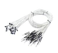tianwandong Capteur de température à thermistance HT-NTC100K for imprimante 3D, avec terminal XH2.54, for filament haute température (350 degrés)(2m XH2.54)